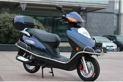 Picture of 100 scooter delivery 48CC fuel-powered bicycle Zhongsha Princess Wuyang Princess model 125