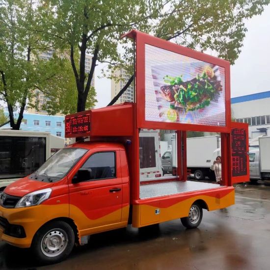 Picture of Housing construction commercial LED advertising vehicle, Xiangling V1 multifunctional small outdoor advertising vehicle