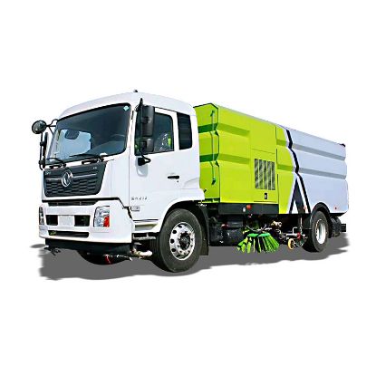Picture of Dongfeng Tianjin 18 ton road washing sweeper road washing suction operation dust reduction and cooling