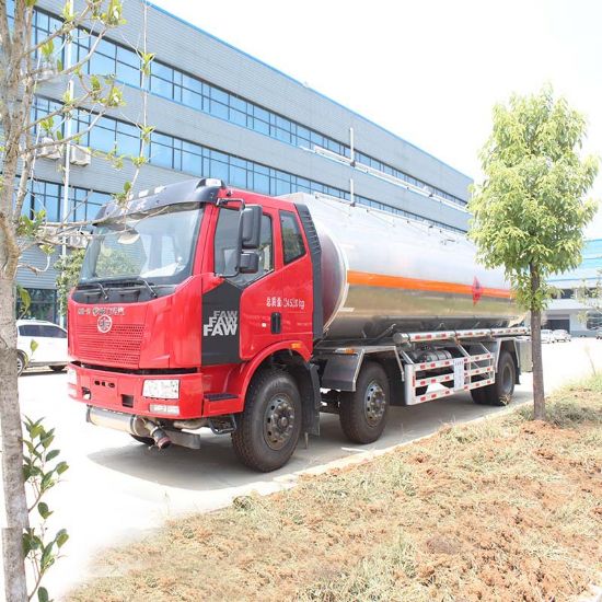 Picture of 20 tons liquor transport truck medium: methanol, ethanol, 304 stainless steel tank type, 3 types of flammable and explosive dangerous goods