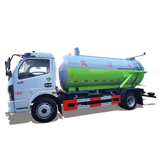 Picture of 8 square sewage suction trucks collect, transfer, clean and transport sludge and sewage, advanced structure, reliable performance