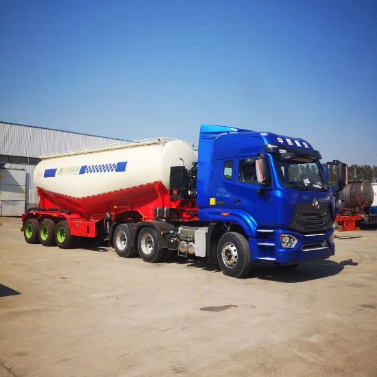Picture of Supply 40 square meters of duty-free cement ash truck 35 square meters of powder material transport truck configuration price