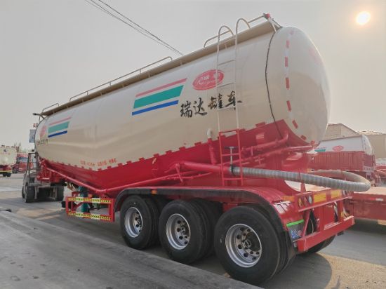 Picture of Semi-trailer for the transportation of powder and granular materials, 45 cubic meters of bulk cement tanker