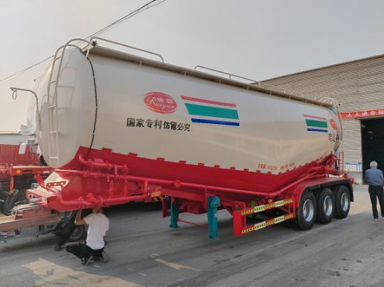 Picture of Semi-trailer for the transportation of powder and granular materials, 45 cubic meters of bulk cement tanker