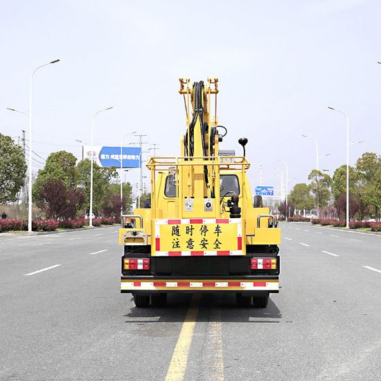 Picture of Blue brand 17.5m aerial work platform engineering installation high rescue municipal engineering bridge renovation