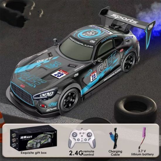 Picture of Large remote control car drift racing spray racing four-wheel drive climbing high-speed car charging toy car boy
