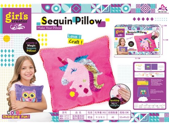 Picture of Unicorn Pillow Pretend Play Toy