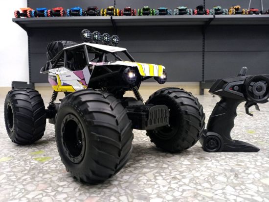 Picture of Large Scale / Large Size / Large Alloy Graffiti Off-Road Big Wheel Climbing Car (Upgraded Version)