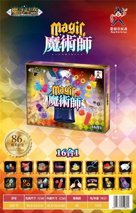Picture of Magic Tricks Gift Set (16-in-1) - Novelty Magic Toys