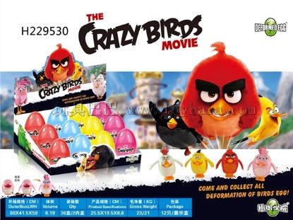 Picture of Angry Birds Transformation Eggs (12 Pack)