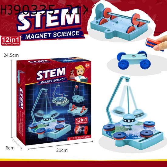 Picture of Science Experiment Toy Set 12 in 1 Magnetic Experiment Toy