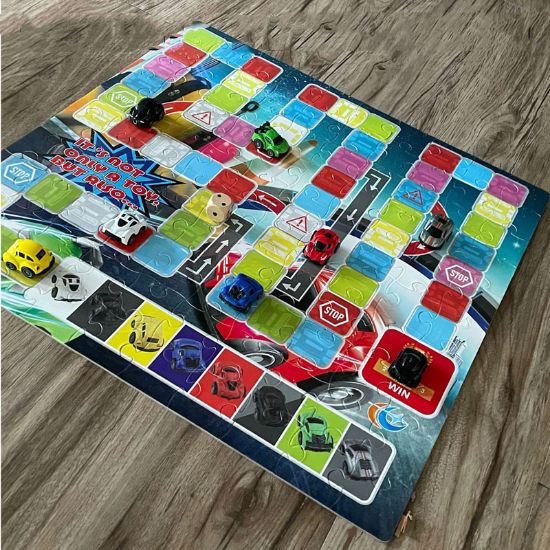 Picture of 100pcs Large Puzzle Flying Chess Alloy Car