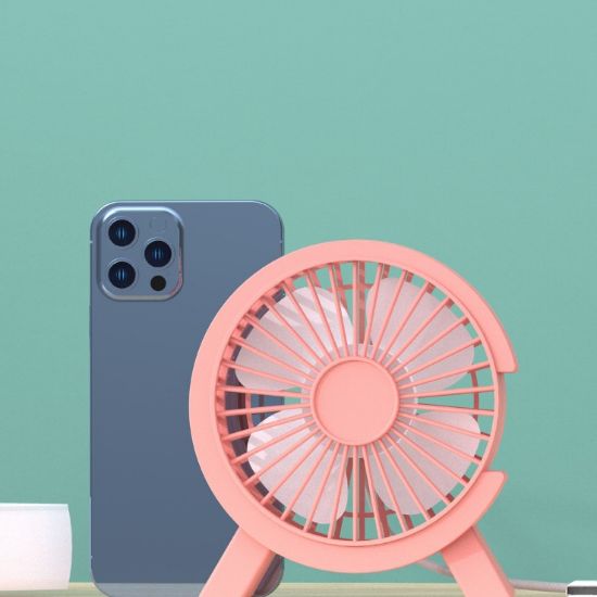 Picture of Desktop Small Fan-Type C- Pink (USB Plug-in Type)